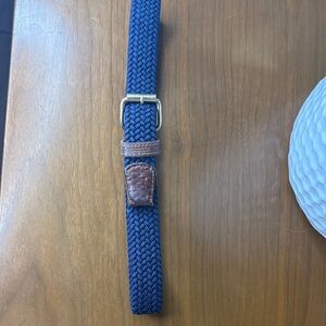 J. Bailey Blue and Brown kids belt 100% cow leather size 22